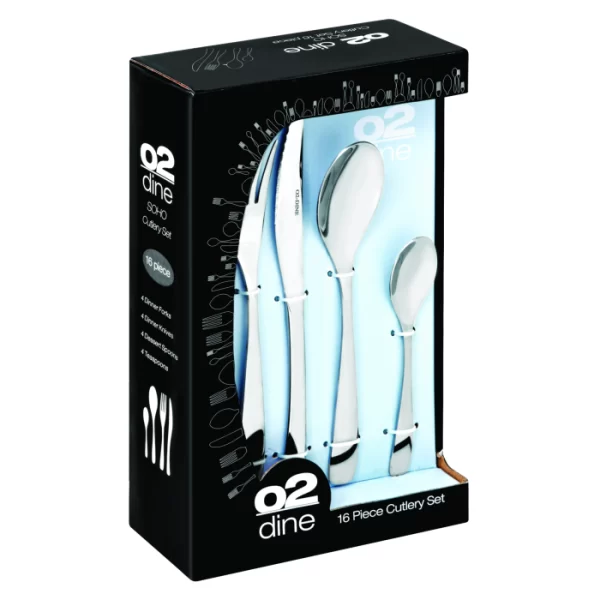 02 Dine Cutlery Set - 16 Piece