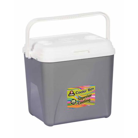 Pride 25 Litres - Cooler Box  - Silver/Grey