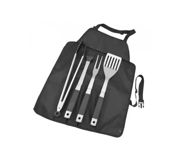 Alva - 4 Piece Roll Up Barbecue Tool Set