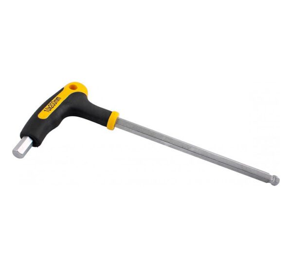 "Tork Craft Hex Allen Key Ball Point ""T"" Handle - 10.0mm X 200mm"
