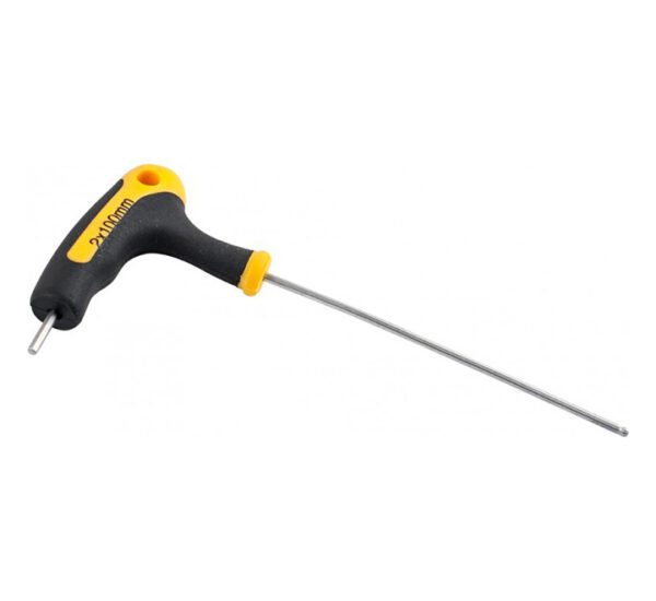 "Tork Craft Hex Allen Key Ball Point ""T"" Handle -  2.0mm X 100mm"