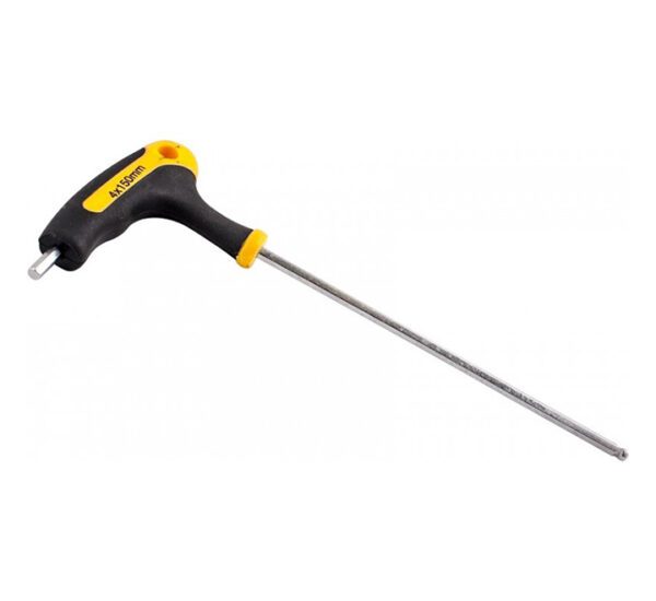 "Tork Craft Hex Allen Key Ball Point ""T"" Handle -  4.0mm X 150mm"