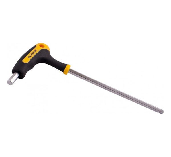 "Tork Craft Hex Allen Key Ball Point ""T"" Handle -  6.0mm X 150mm"