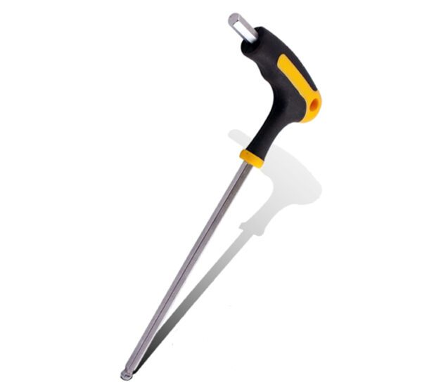 "Tork Craft Hex Allen Key Ball Point ""T"" Handle -  8.0mm X 200mm"