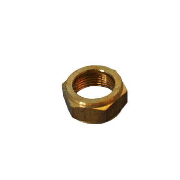 Compression  Cap Nut - Brass  - 22mm