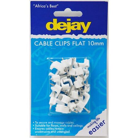 Dejay Cable Clip Flat 10mm