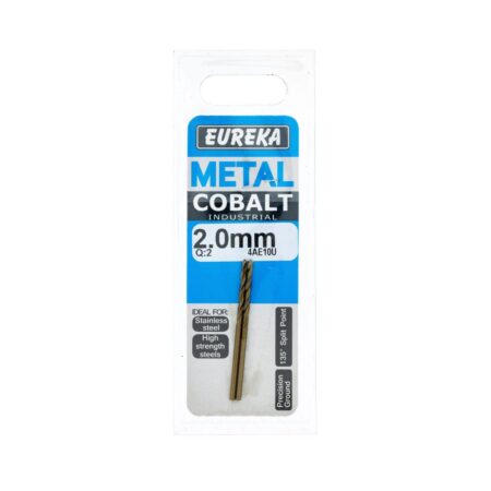 Eureka  Drill Bit Cobalt 2.0mm  - 2 Qty