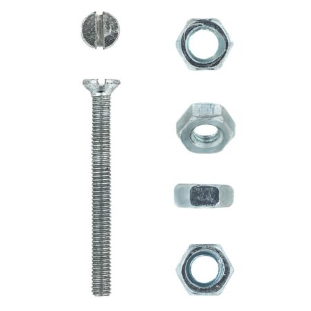 Eureka Machine Screw & Nut Countersank - 4  x  40mm - 12 Qty