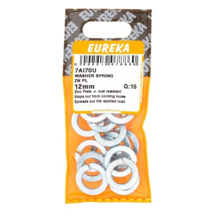 Eureka Washer Spring - Zinc Plated - 12mm - 15 Qty
