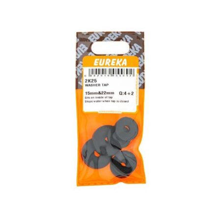Eureka Washer Tap - 15mm&22mm - 4 + 2 Qty