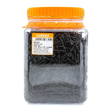 Eurekadrywll Screw -  Coarse Thread -  4.2  x  30mm #8- 2800 Qty
