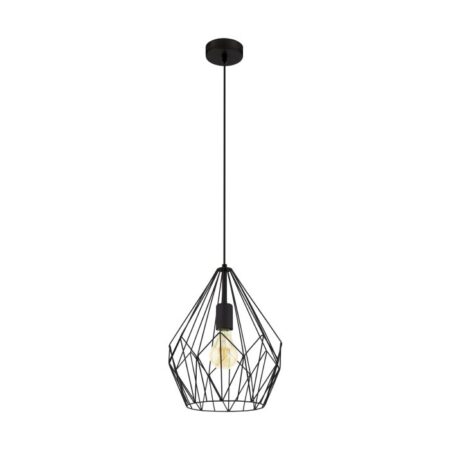 Eurolux Carlton Pendant 300mm Black