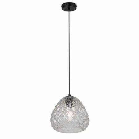 Eurolux Colmar Pendant 250mm Clear Glass
