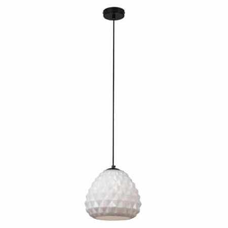 Eurolux Colmar Pendant 250mm Opal Glass