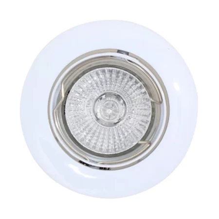 Eurolux Downlight Tilt Curved Rim  83Mm White