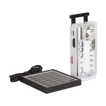 Eurolux Emergency Light 5W Rechargeable LED  White & Solar Panel