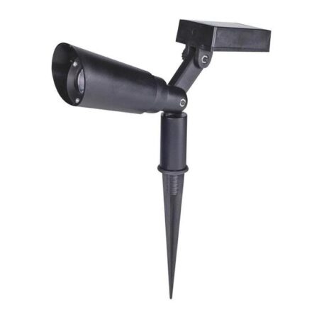 Eurolux Garden Spot Solar Plastic  Black