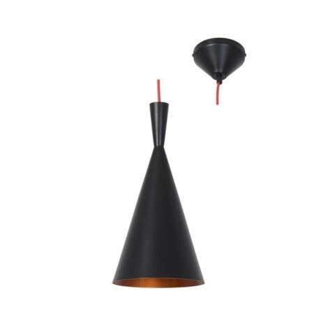 Eurolux Industria Pendant 190mm Black/Gold