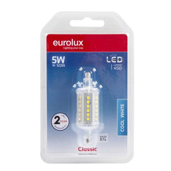 Eurolux LED Bulb J78 R7S 5W Cool White
