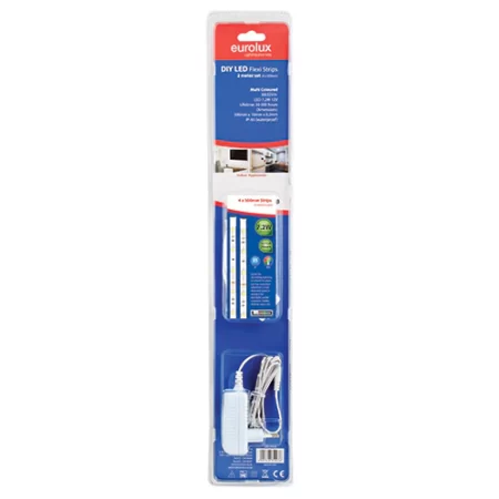 Eurolux LED Strip DIY Kit 4X0.5M 7.2W/M Rgb Ip65