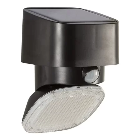 Eurolux Mars 2 Solar & Sensor Wall Light Black