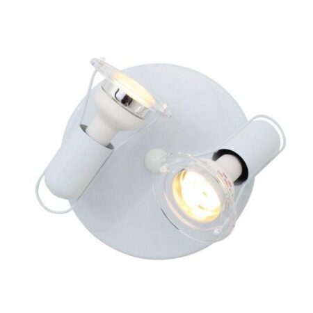 Eurolux Mini Disc R50 Spotlight 2-Light 190mm - White