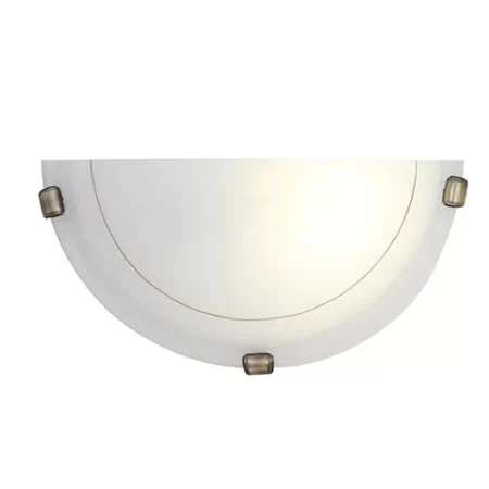 Eurolux Wall Light 300mm Gold Lime Ant Brass Clips - E27 60W