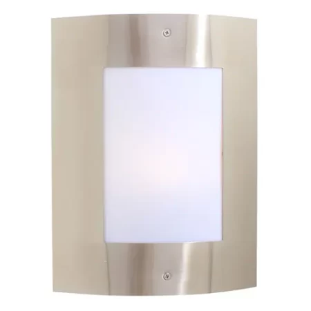 Eurolux Wall Light Plain Design  Satin Chrome