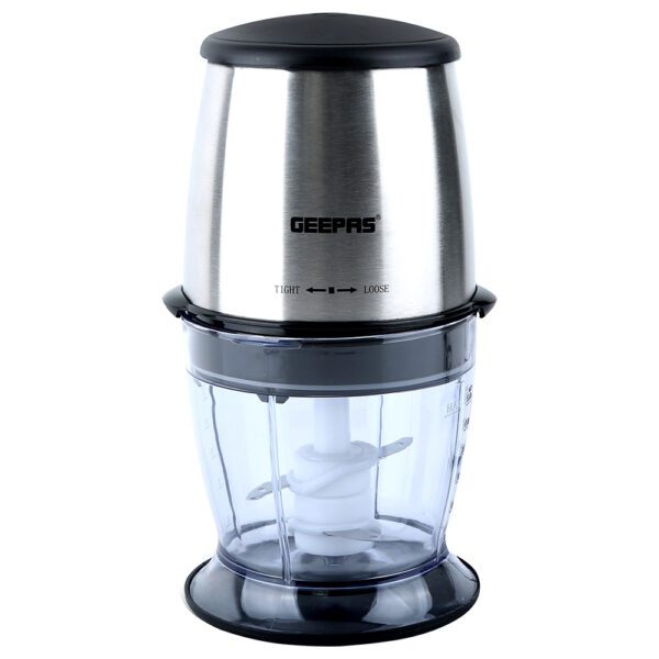 Geepas Electric Food Chopper - Black and Silver - GC9896