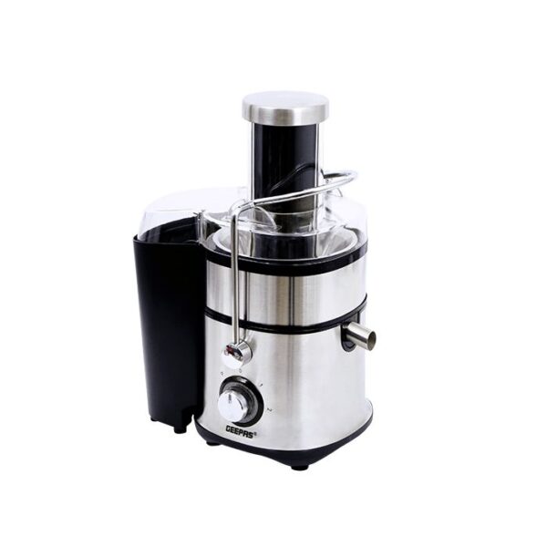 Geepas 4-In-1 Juicer And Blender - 800W - Silver/Black - GSB5451