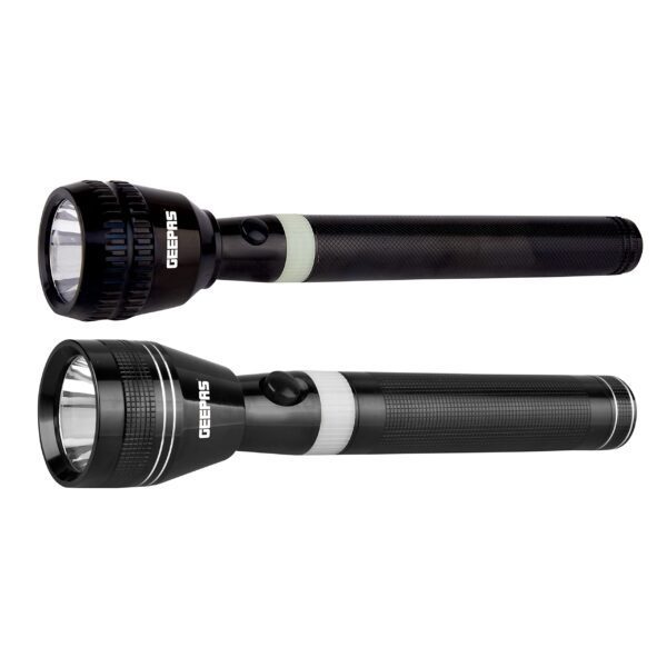 Geepas LED Flash Light Recharge 2Sc 1X30 221mm GFL51030