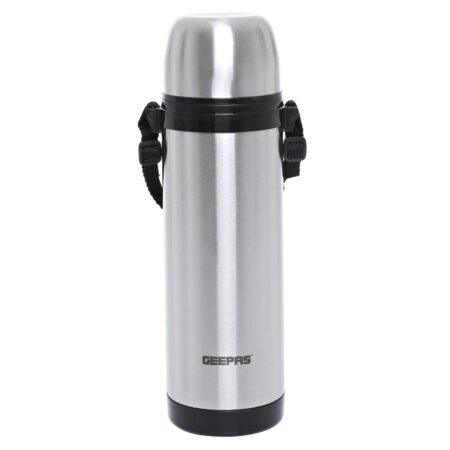Geepas Vacuum Flask - Stainless Steel Inner - 1.0 Litre - GSVF4117