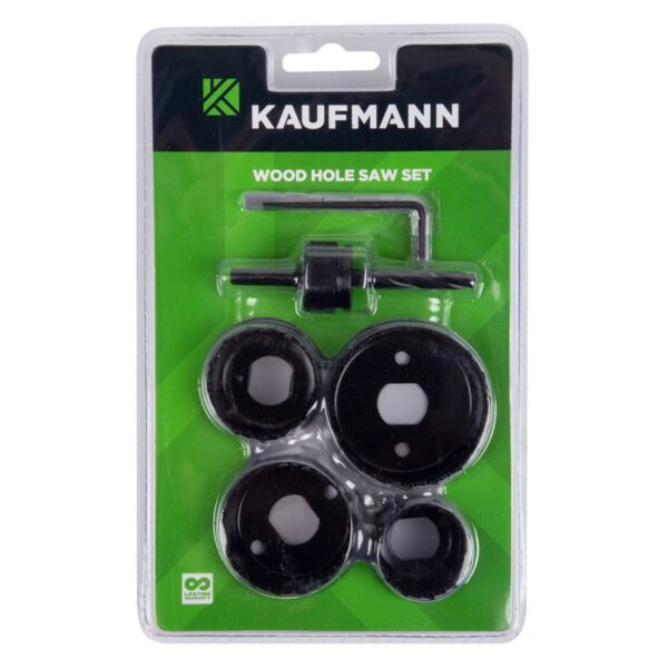 Kaufmann Hole Saw Wood 5 Piece Set