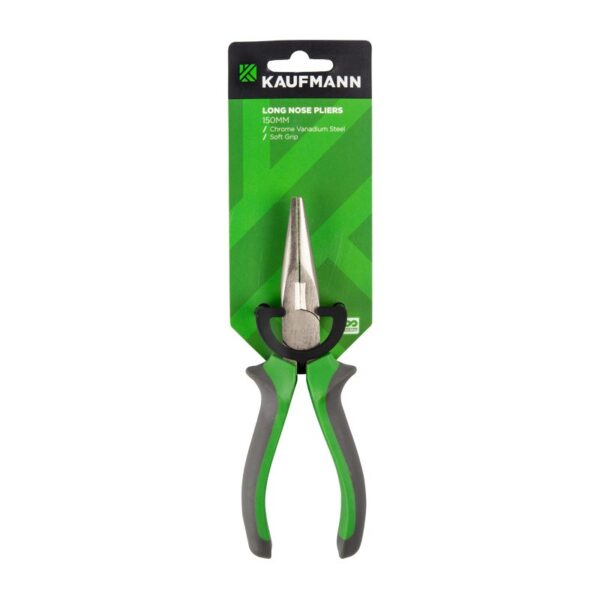 Kaufmann Pliers Long Nose Soft Handle 150mm