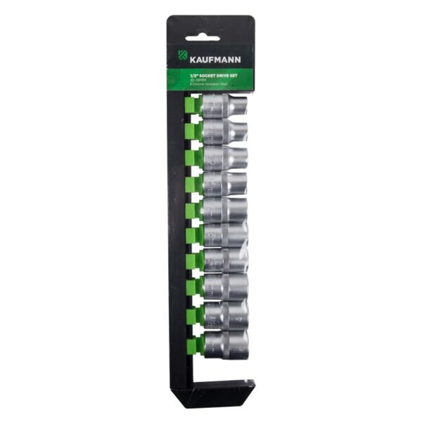 Kaufmann Socket 1/2 Drive 10 Piece 10-19mm