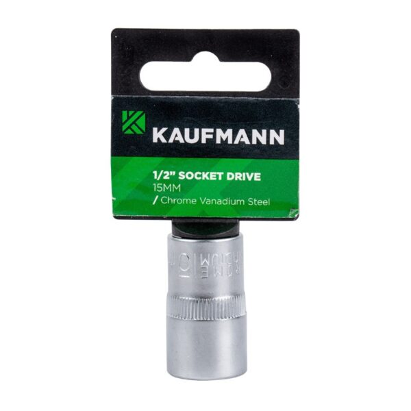Kaufmann Socket 1/2 Inch Drive 15mm