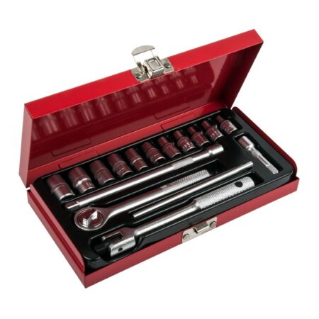 Kaufmann Socket 1/4 Drive 16 Piece 4-12mm