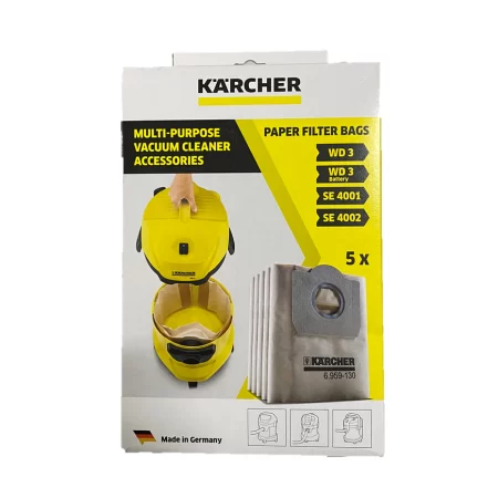 Karcher WD3 Vacuum Cleaner Filter Bags (5 Pack)