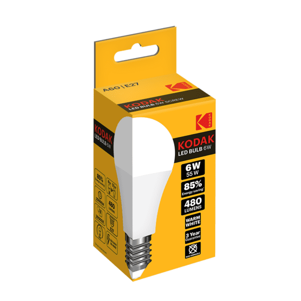 Kodak LED Bulb Globe E27 15W Warm Glow