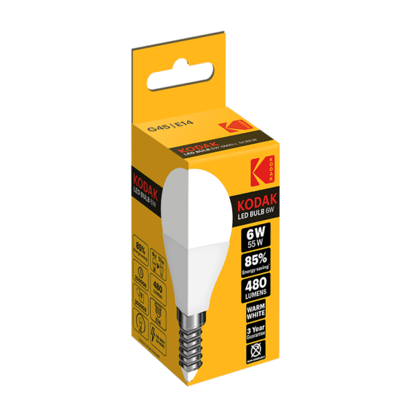 Kodak LED Bulb Golf E14 6W Warm Glow