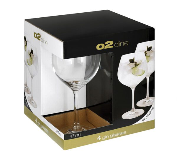 O2 Gin Glass - 477ml - 4 Piece