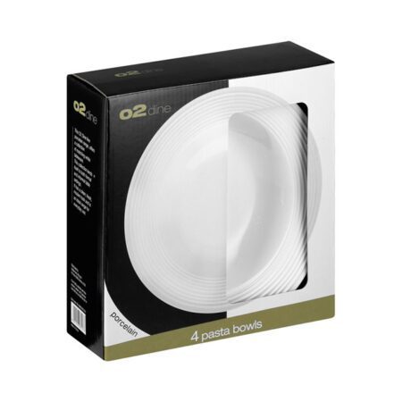 O2 Swirl Pasta Bowl - 4 Pack