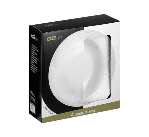 O2 Swirl Pasta Bowl - 4 Pack