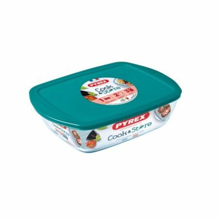 Pyrex  Rectangular Dish With Lid - 23 x 15cm  - 1.1 Litres