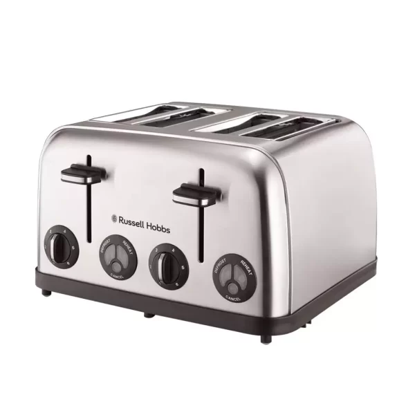 Russell Hobbs 4 Slice Toaster - Stainless Steel - 13976