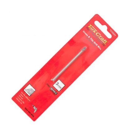 Tork Craft Glass & Tile Drill  3mm