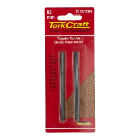Tork Craft Planer Knives Tungsten 82mm Pair