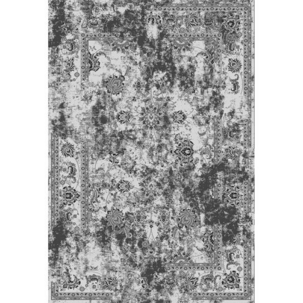 Waltex Area Rug Vintage Distress Charcoal -120 x 180