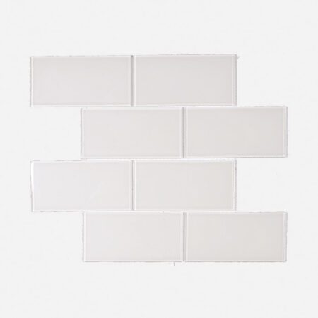 Wave Ivory Porcelain Mosaic 312x306 mm