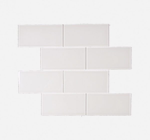 Wave Ivory Porcelain Mosaic 312x306 mm